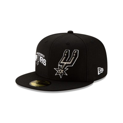 Sapca New Era San Antonio Spurs NBA Double Hit 59FIFTY Fitted - Negrii